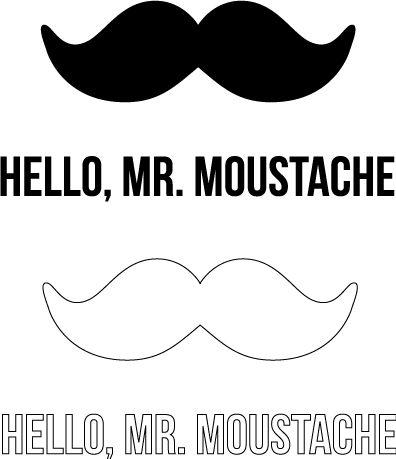 CS005 Mr Moustache